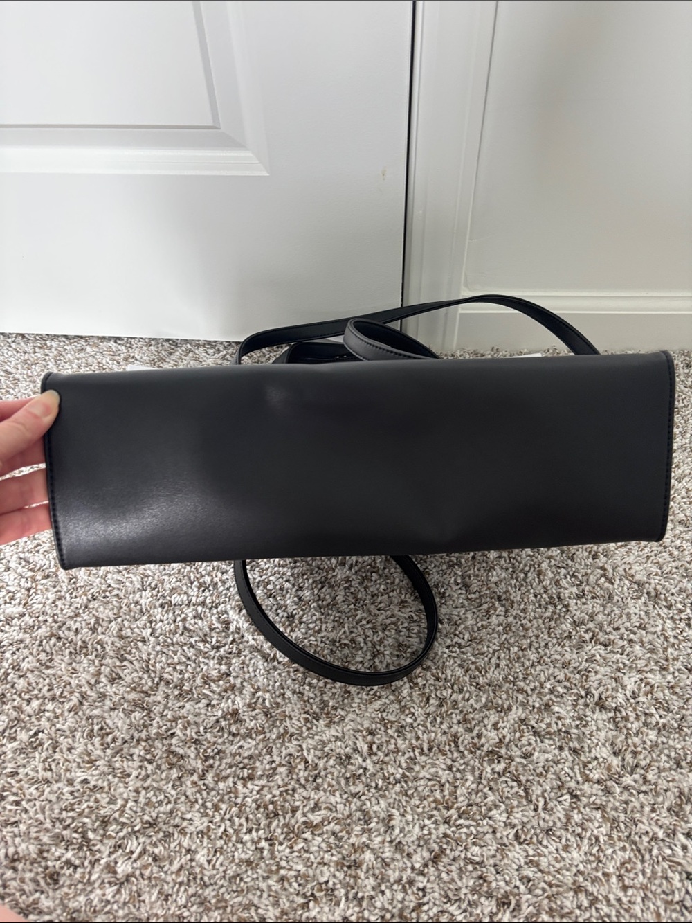 LIKE NEW! Telfar Medium Black Tote with Embossed Logo - Picture 8 of 11